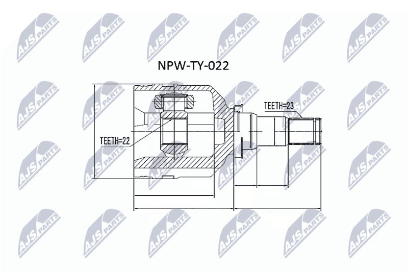 Set articulatie, planetara NTY NPW-TY-022