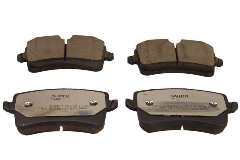 set placute frana,frana disc QUARO SILVER CERAMIC QP5296C