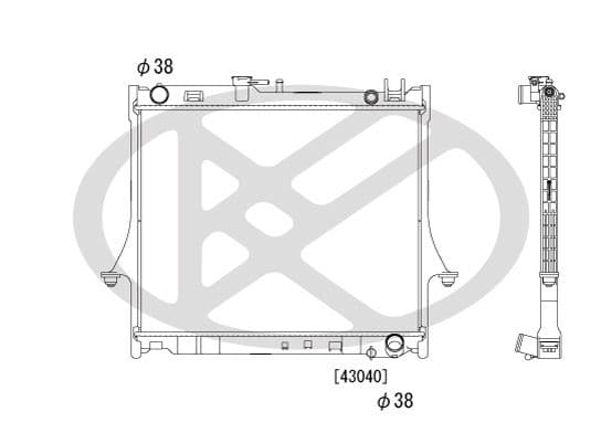 Radiator, racire motor KOYORAD PL052084