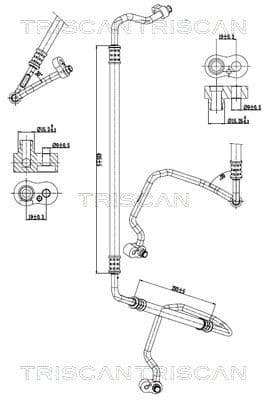 conducta presiune variabila,aer conditionat TRISCAN 9010 11029
