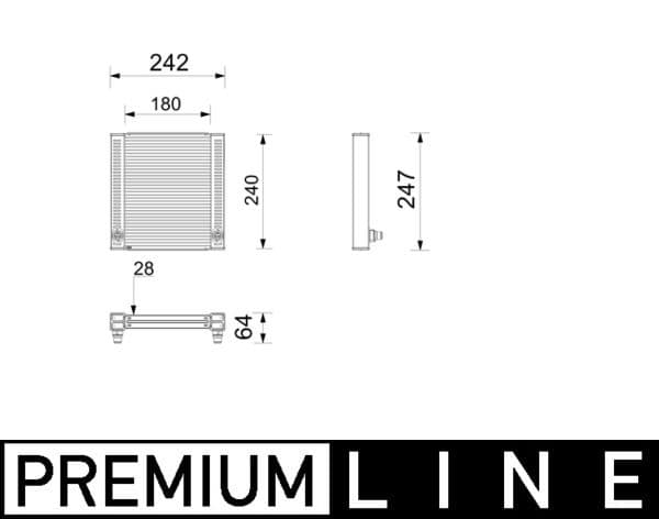 Radiator, racire motor MAHLE BEHR *** PREMIUM LINE *** CR 2799 000P