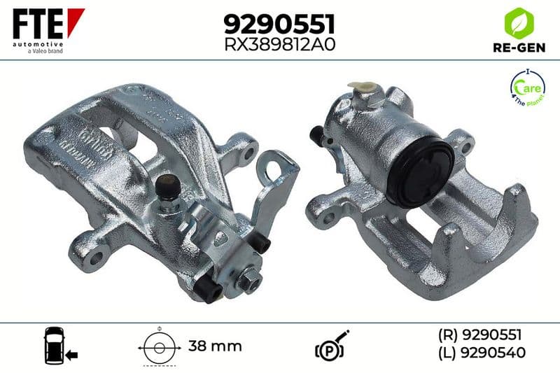 Etrier frana FTE 9290551