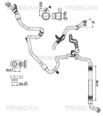 conducta presiune variabila,aer conditionat TRISCAN 9010 10040