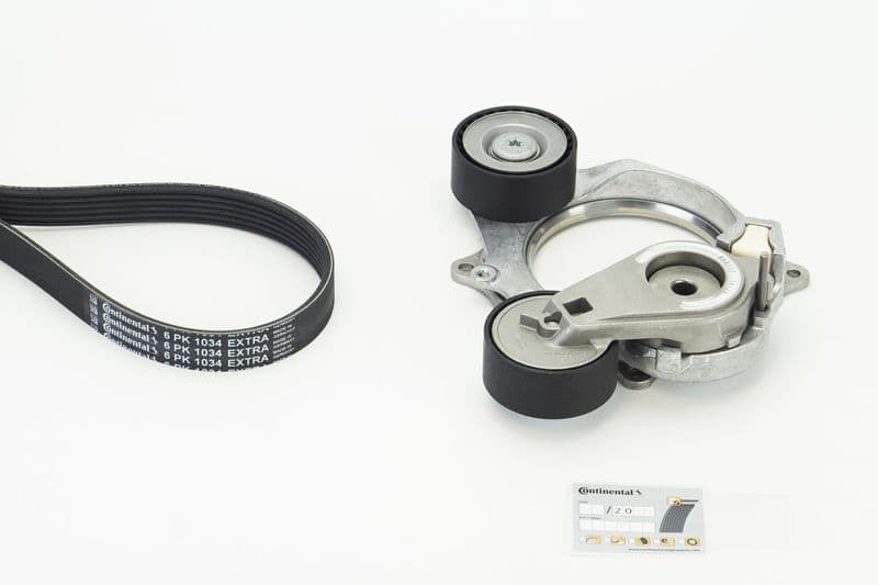 Set curea transmisie cu caneluri CONTINENTAL CTAM 6PK1034 EXTRA K1