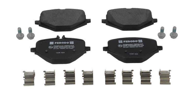 set placute frana,frana disc FERODO PREMIER FDB5422