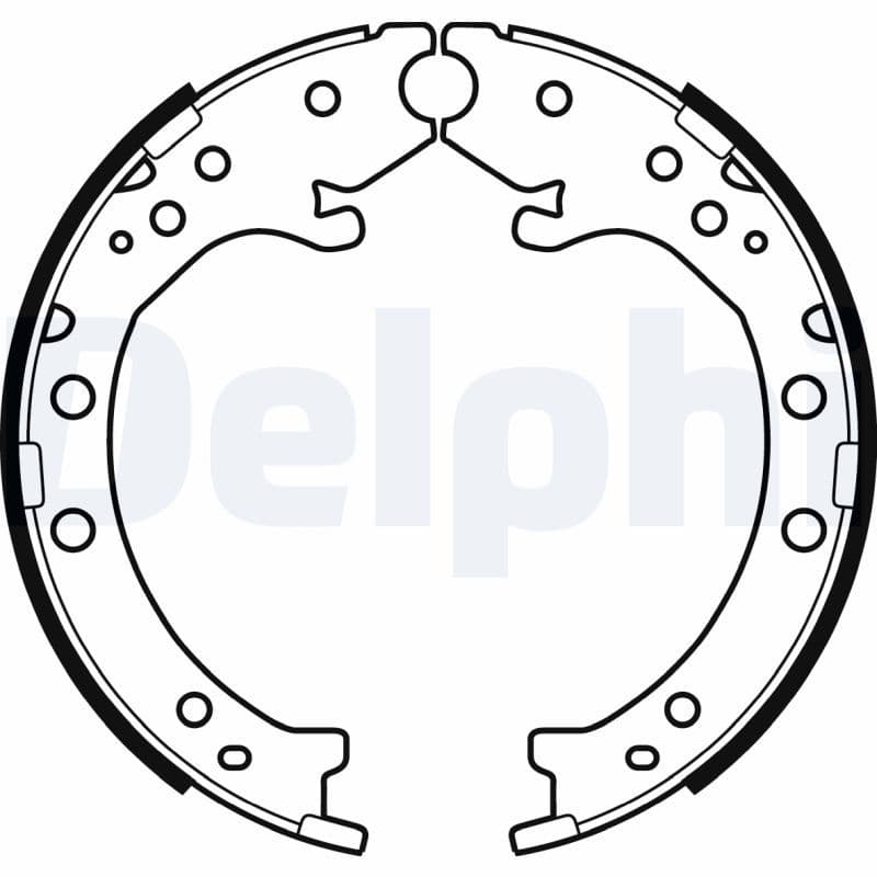 Set saboti frana, frana de mana DELPHI LS2034