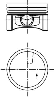 Piston KOLBENSCHMIDT 40219600