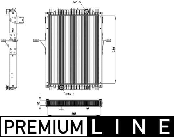 Radiator, racire motor MAHLE BEHR *** PREMIUM LINE *** CR 2098 000P