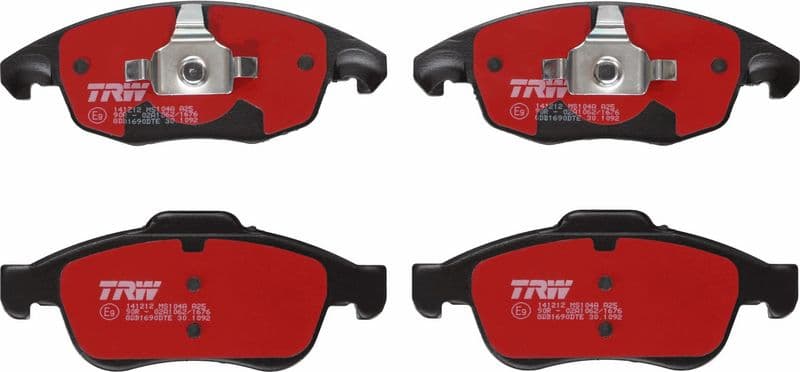 set placute frana,frana disc TRW DTEC COTEC GDB1690DTE