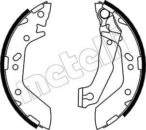 Set saboti frana METELLI 53-0170