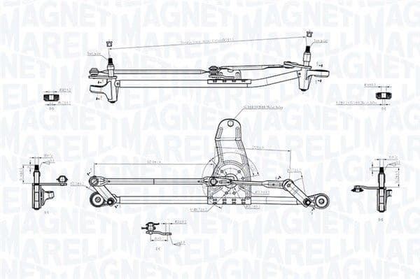 Legaturi stergator parbriz MAGNETI MARELLI 085570729010