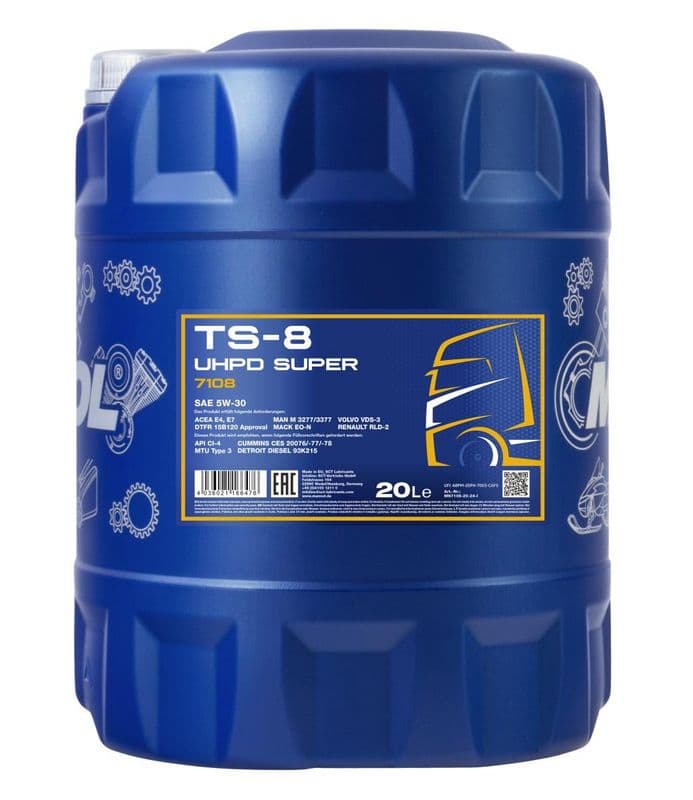 ulei de motor SCT - MANNOL MANNOL 7108 TS-8 UHPD 5W-30 Super MN7108-20