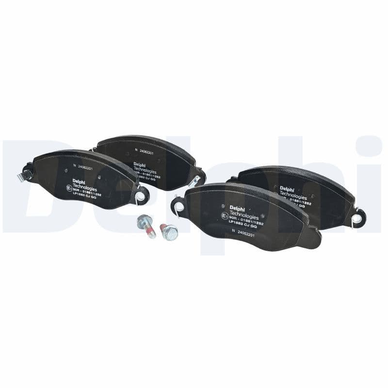 set placute frana,frana disc DELPHI LP1583