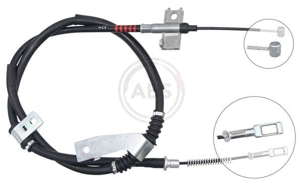 Cablu, frana de parcare ABS K17449
