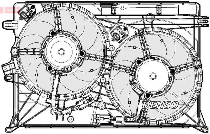 Ventilator, radiator DENSO DER09075