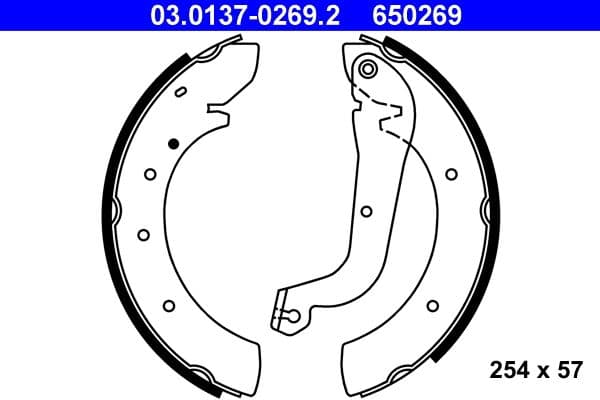 Set saboti frana ATE 03.0137-0269.2