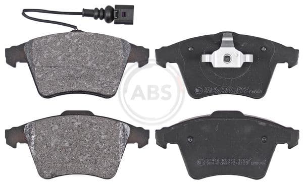 set placute frana,frana disc ABS 37416