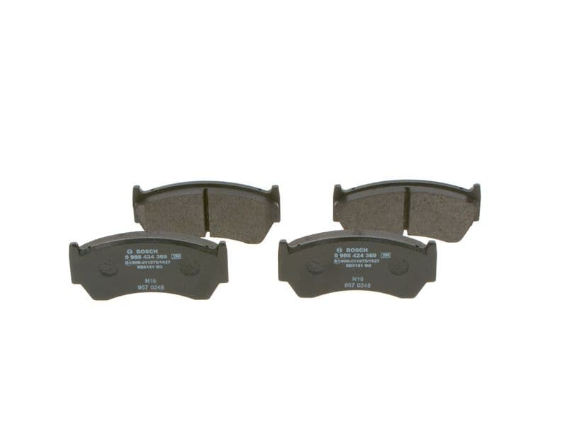 set placute frana,frana disc BOSCH 0 986 424 369