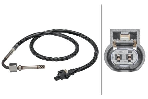 Senzor, temperatura gaze evacuare HELLA 6PT 358 181-691