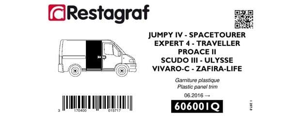 Set clipuri sustinere, caroserie RESTAGRAF 606001Q