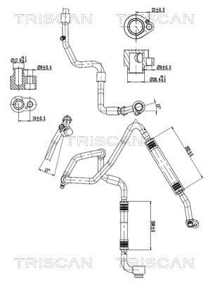 conducta presiune variabila,aer conditionat TRISCAN 9010 29138