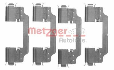 Set accesorii, placute frana METZGER AUTOTEILE 109-1716