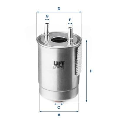 filtru combustibil UFI 24.147.00