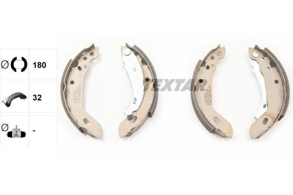 Set saboti frana TEXTAR 91031200