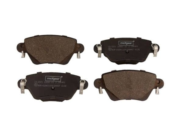 set placute frana,frana disc MAXGEAR 19-3371