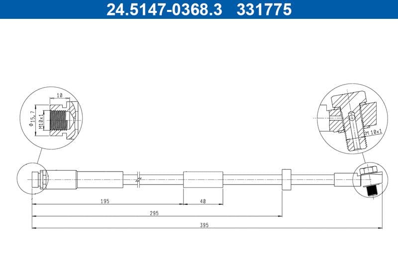 Furtun frana ATE 24.5147-0368.3