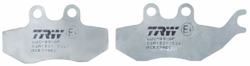 set placute frana,frana disc TRW Organic Eco MCB734EC