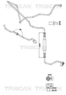 conducta presiune variabila,aer conditionat TRISCAN 9010 16064