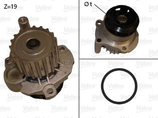 Pompă de apă, răcire motor VALEO 506874