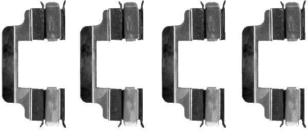 Set accesorii, placute frana TEXTAR 82055400