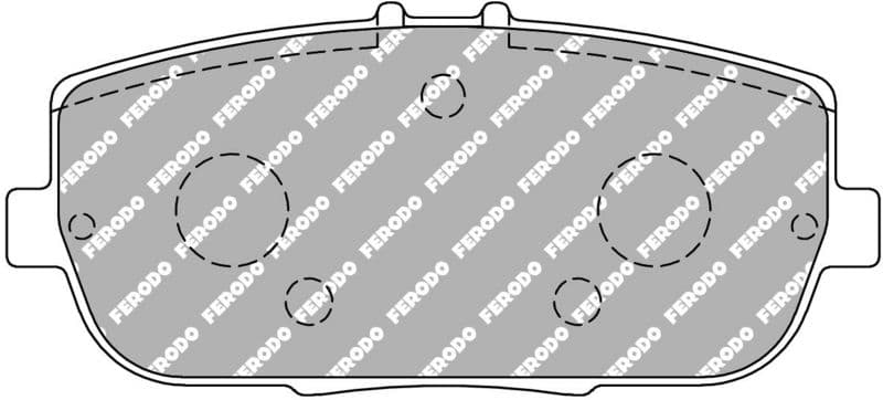 set placute frana,frana disc FERODO FCP1894H