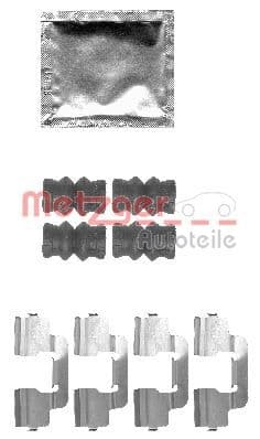 Set accesorii, placute frana METZGER AUTOTEILE 109-1797