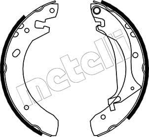 Set saboti frana METELLI 53-0368