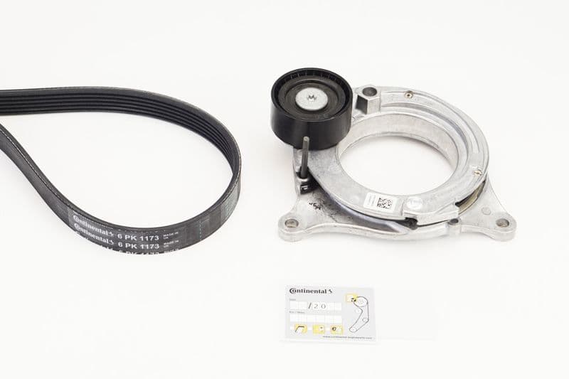 Set curea transmisie cu caneluri CONTINENTAL CTAM 6PK1173K1