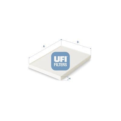 Filtru, aer habitaclu UFI 53.455.00