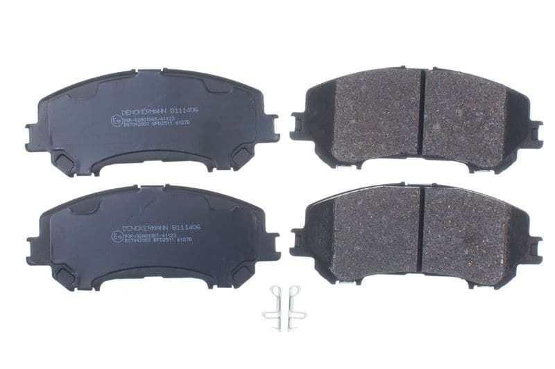 set placute frana,frana disc DENCKERMANN B111406