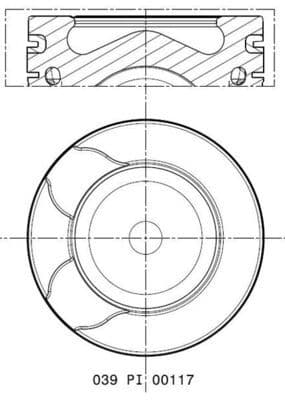 Piston MAHLE 039 PI 00117 002