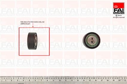 rola intinzator,curea transmisie FAI AutoParts T9604