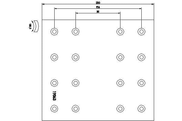 Set garnituri de frictiune, frana tambur DON DF48491S7100