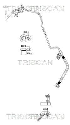 conducta presiune variabila,aer conditionat TRISCAN 9010 14005