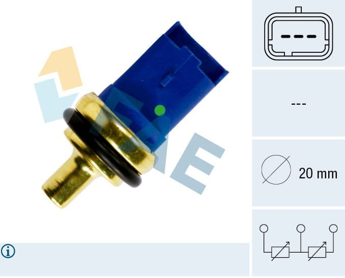 senzor,temperatura lichid de racire FAE 33790