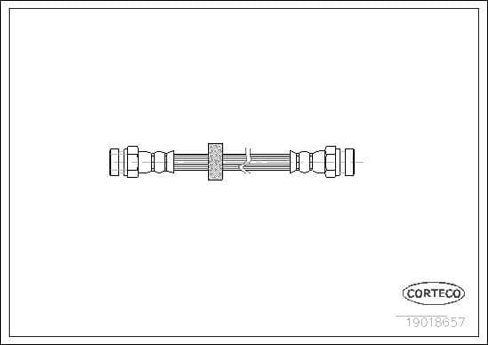 Furtun frana CORTECO 19018657