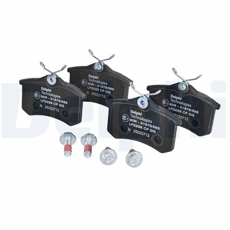 set placute frana,frana disc DELPHI LP2255