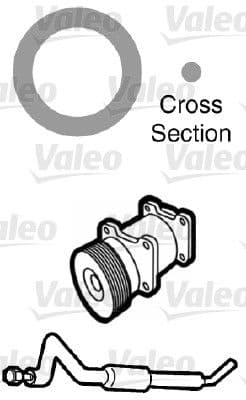 garnitura,conducta lichid de racire VALEO 509131