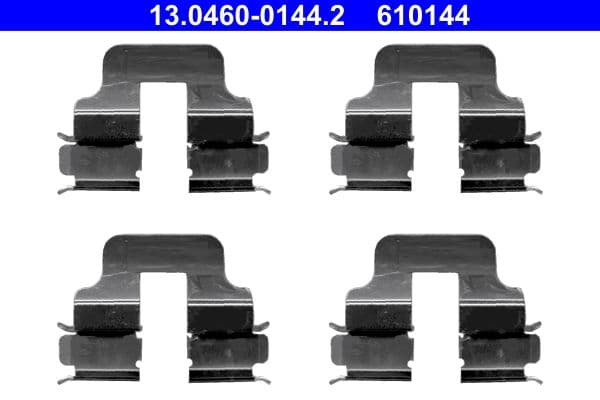 Set accesorii, placute frana ATE 13.0460-0144.2