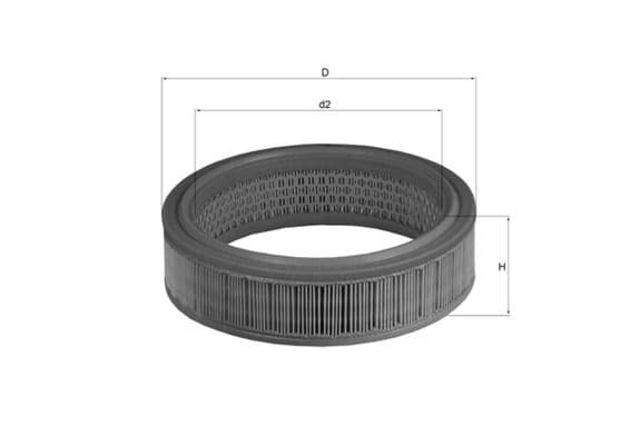 Filtru aer MAHLE LX 158